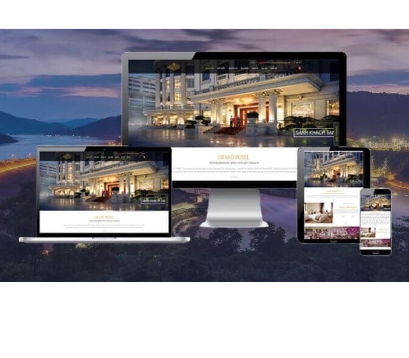 Website giúp xây dựng hình ảnh chuyên nghiệp và uy tín cho khách sạn